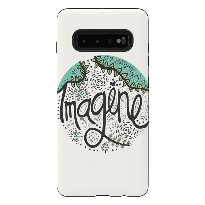 Galaxy S10 plus StrongFit Imagine by Pom Graphic Design