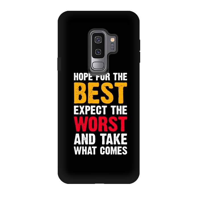 Galaxy S9 plus StrongFit hope for the best by TMSarts