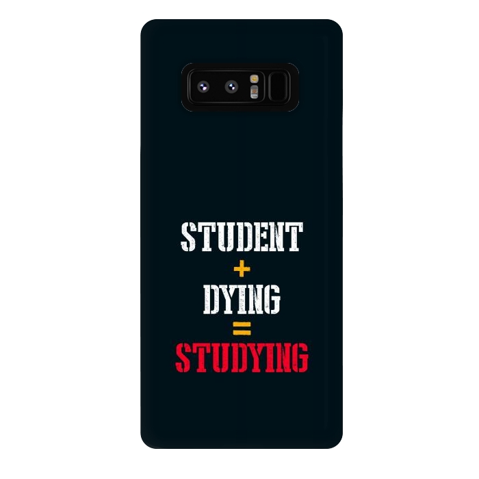 Galaxy Note 8 StrongFit student dying studying by TMSarts