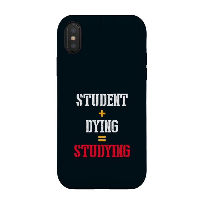 iPhone Xs / X StrongFit student dying studying by TMSarts