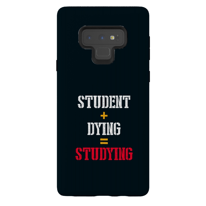 Galaxy Note 9 StrongFit student dying studying by TMSarts