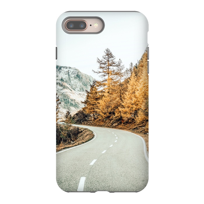iPhone 7 plus StrongFit Snow and Golden Pine by Uma Prabhakar Gokhale