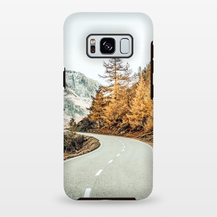 Galaxy S8 plus StrongFit Snow and Golden Pine by Uma Prabhakar Gokhale