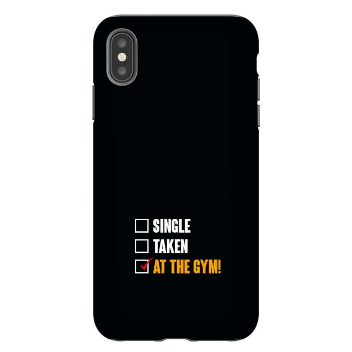 iPhone Xs Max StrongFit single taken gym by TMSarts