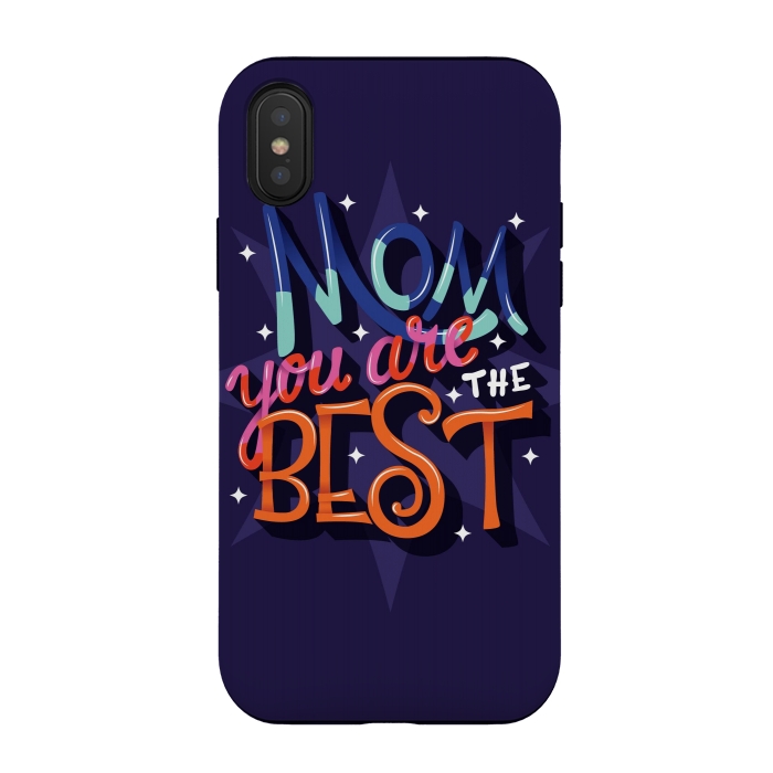 iPhone Xs / X StrongFit Mom you are the best 03 by Jelena Obradovic