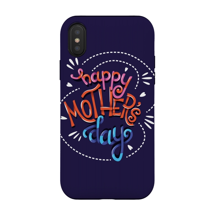iPhone Xs / X StrongFit Happy Mother's Day 01 by Jelena Obradovic