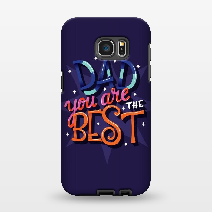 Galaxy S7 EDGE StrongFit Dad You Are The Best 03 by Jelena Obradovic