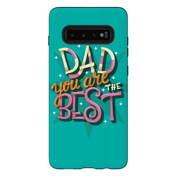 Galaxy S10 plus StrongFit Dad you are the best 04 by Jelena Obradovic