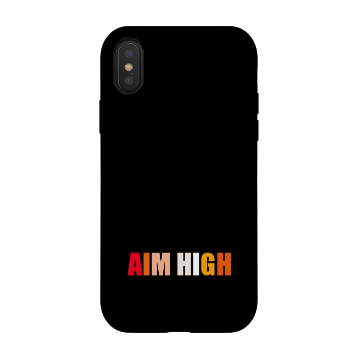 iPhone Xs / X StrongFit aim high  by TMSarts