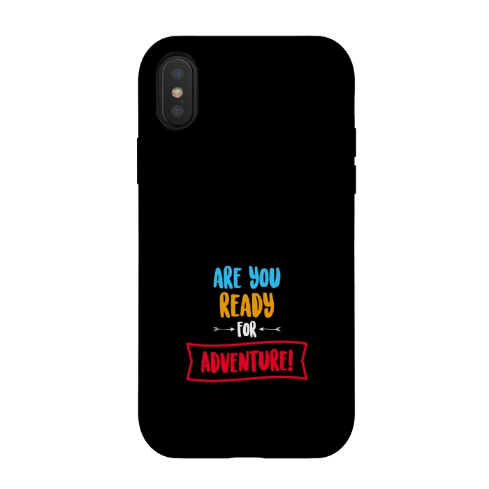 iPhone Xs / X StrongFit ready for adventure by TMSarts