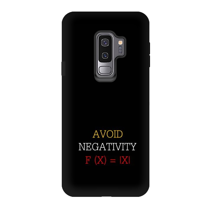 Galaxy S9 plus StrongFit avoid negativity by TMSarts