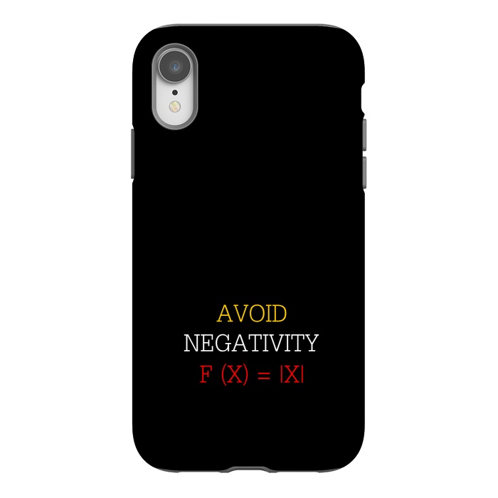 iPhone Xr StrongFit avoid negativity by TMSarts