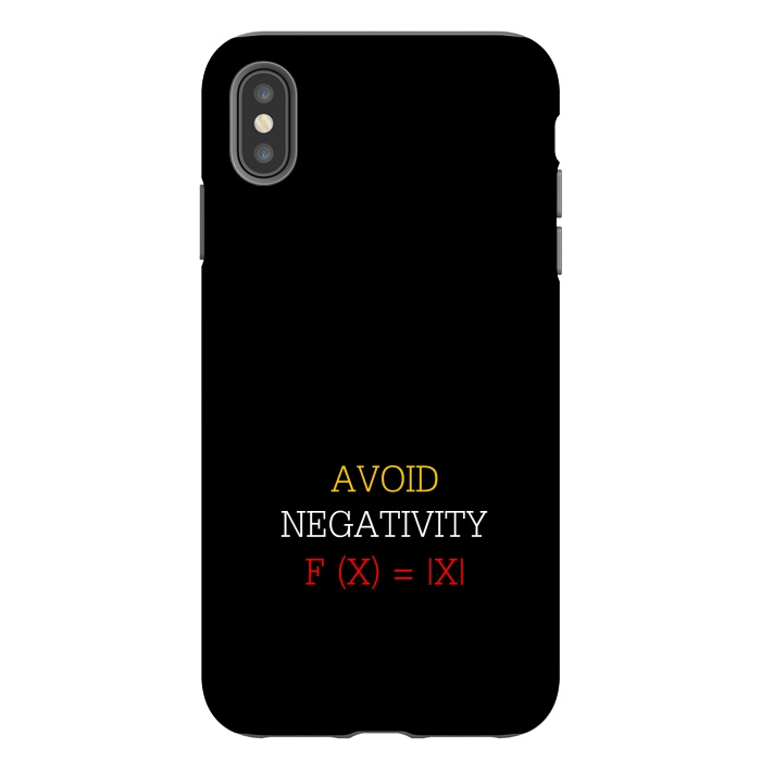iPhone Xs Max StrongFit avoid negativity by TMSarts