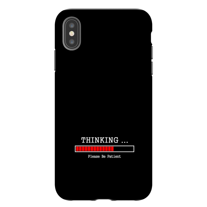 iPhone Xs Max StrongFit thinking plese be patient by TMSarts