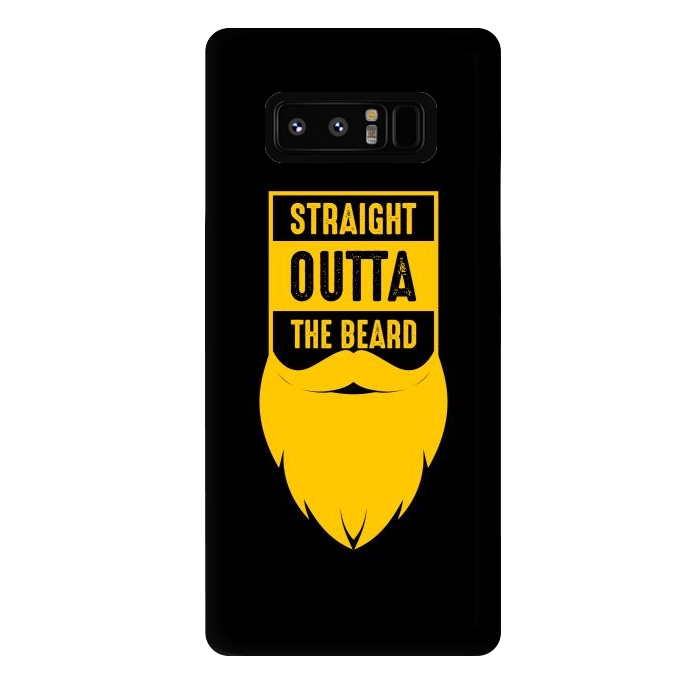 Galaxy Note 8 StrongFit straight beard yellow by TMSarts