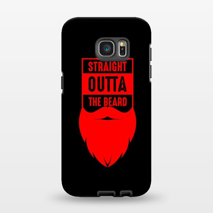 Galaxy S7 EDGE StrongFit straight beard red by TMSarts