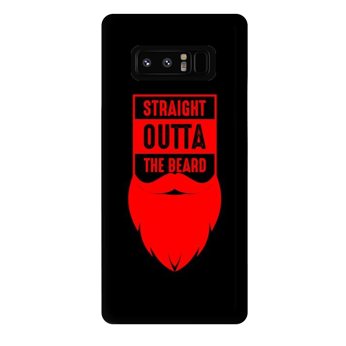 Galaxy Note 8 StrongFit straight beard red by TMSarts