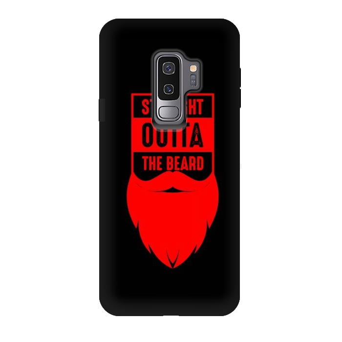 Galaxy S9 plus StrongFit straight beard red by TMSarts