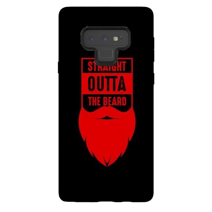 Galaxy Note 9 StrongFit straight beard red by TMSarts
