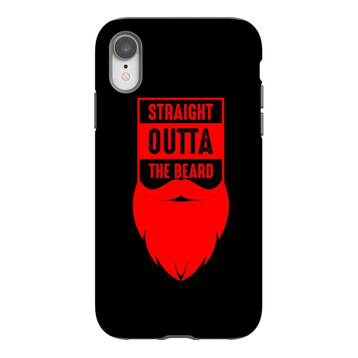 iPhone Xr StrongFit straight beard red by TMSarts