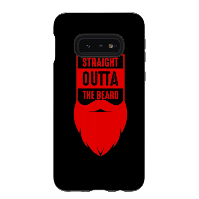 Galaxy S10e StrongFit straight beard red by TMSarts