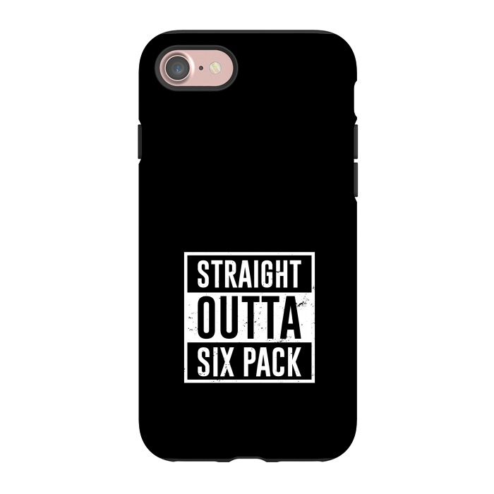 iPhone 7 StrongFit straight outta six pack by TMSarts
