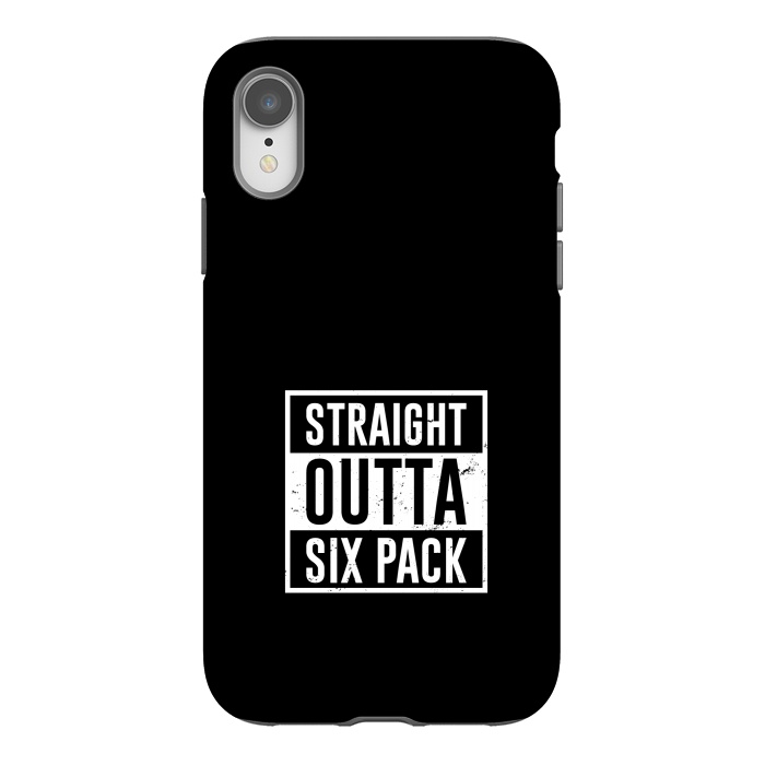 iPhone Xr StrongFit straight outta six pack by TMSarts