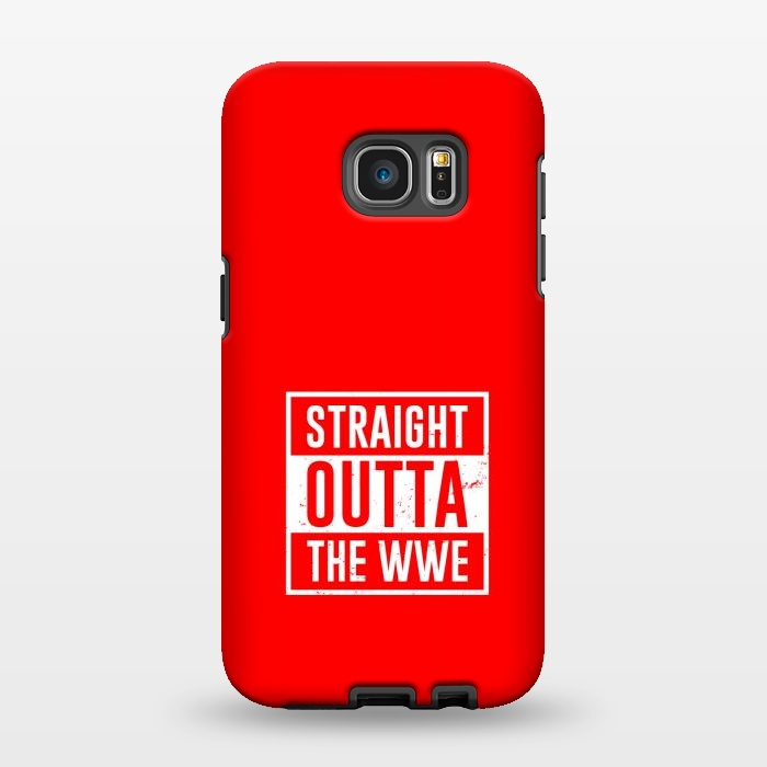 Galaxy S7 EDGE StrongFit straight outta wwe by TMSarts