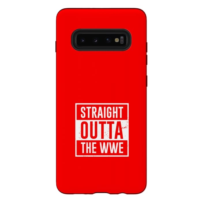 Galaxy S10 plus StrongFit straight outta wwe by TMSarts