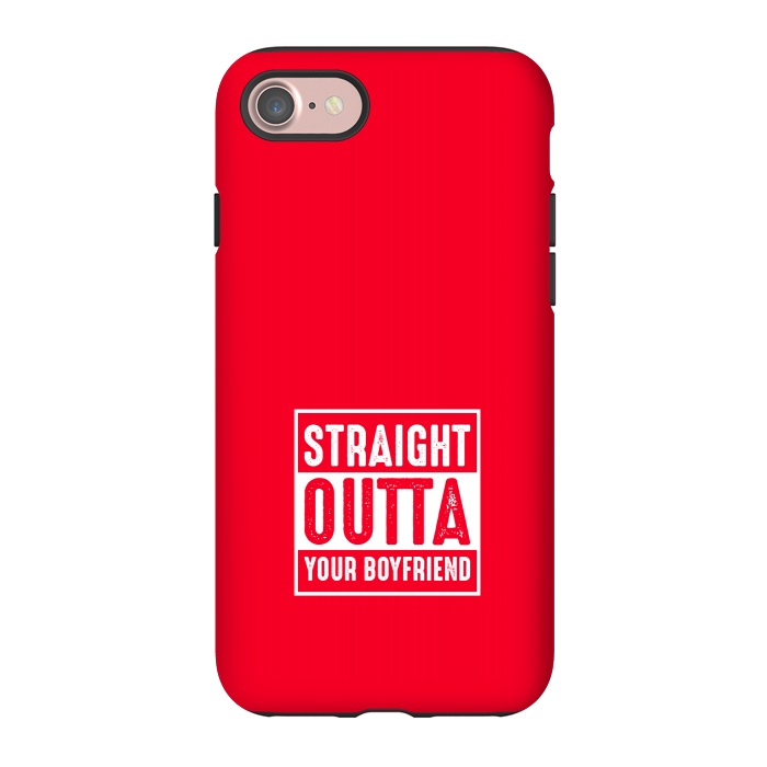 iPhone 7 StrongFit straight outta boyfriend by TMSarts