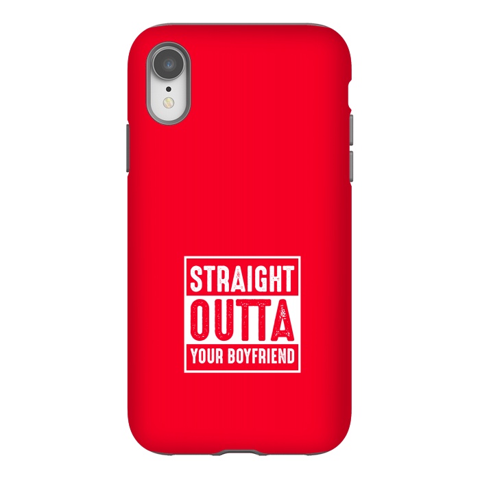 iPhone Xr StrongFit straight outta boyfriend by TMSarts