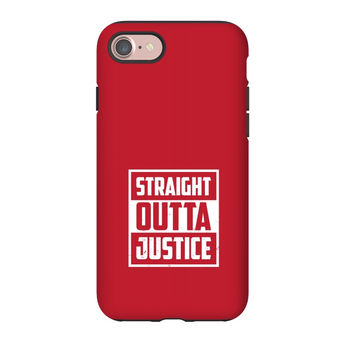 iPhone 7 StrongFit straight outta justice by TMSarts