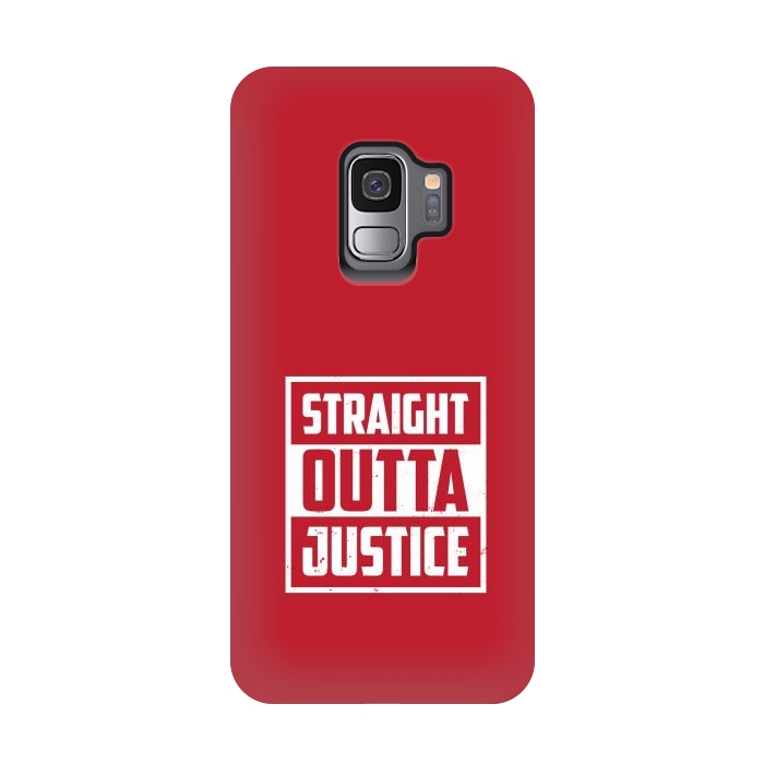 Galaxy S9 StrongFit straight outta justice by TMSarts