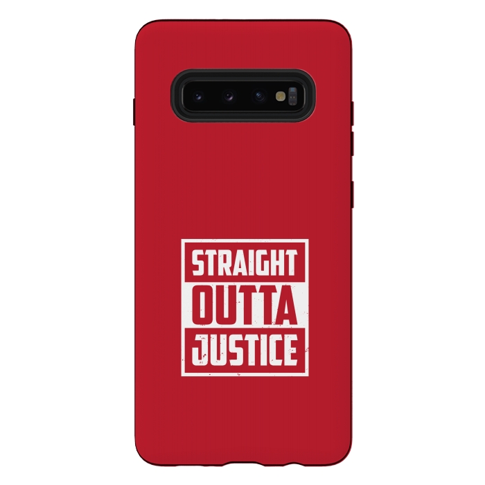 Galaxy S10 plus StrongFit straight outta justice by TMSarts