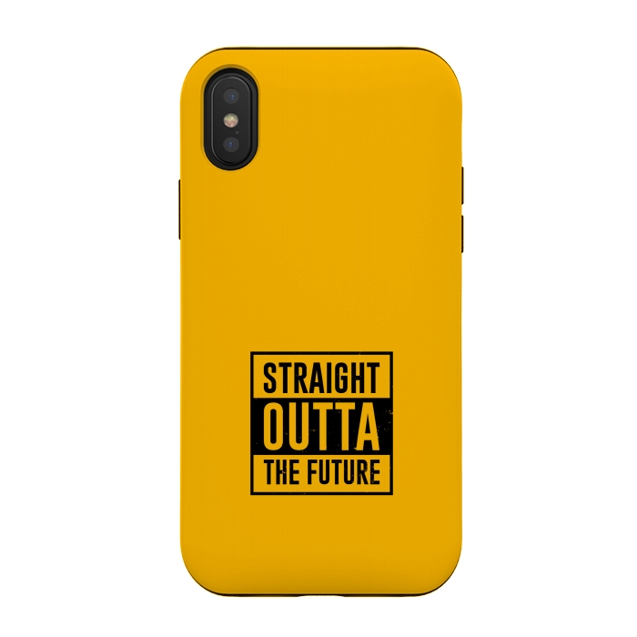 iPhone Xs / X StrongFit straight outta the future by TMSarts