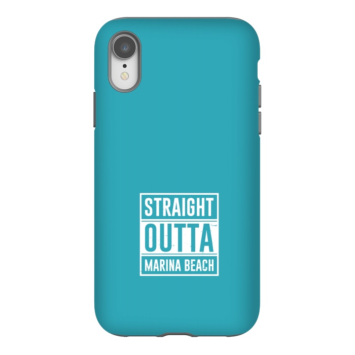 iPhone Xr StrongFit straight outta marina beach by TMSarts
