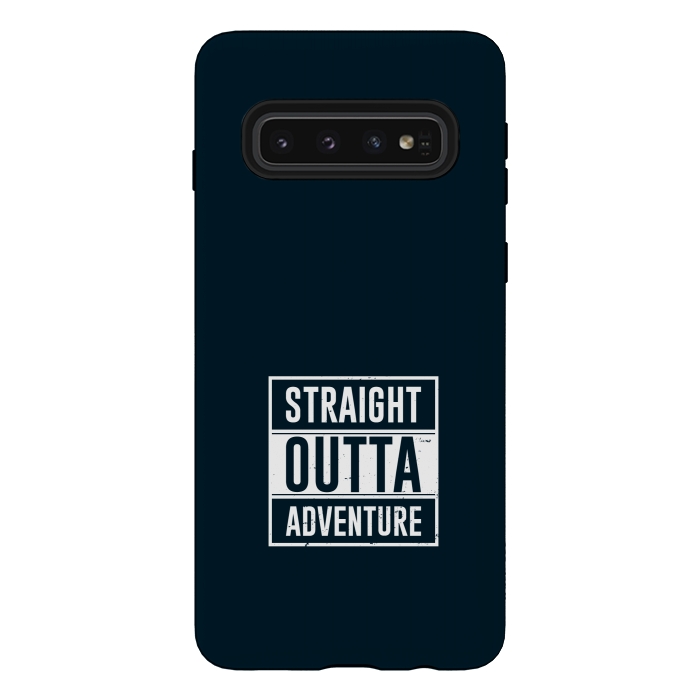 Galaxy S10 StrongFit straight outta adventure by TMSarts
