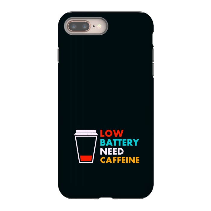 iPhone 7 plus StrongFit low battery need caffeine by TMSarts