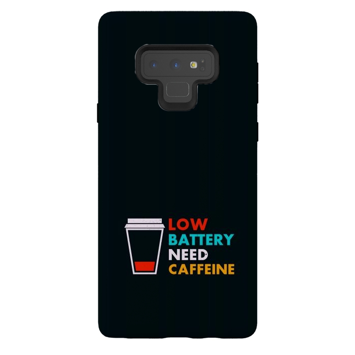 Galaxy Note 9 StrongFit low battery need caffeine by TMSarts