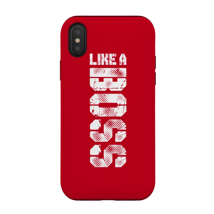iPhone Xs / X StrongFit like a boss by TMSarts