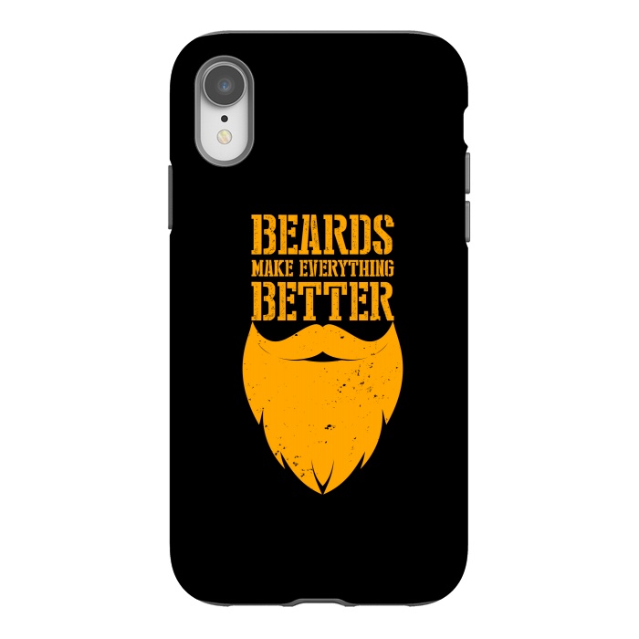 iPhone Xr StrongFit beards everything better by TMSarts
