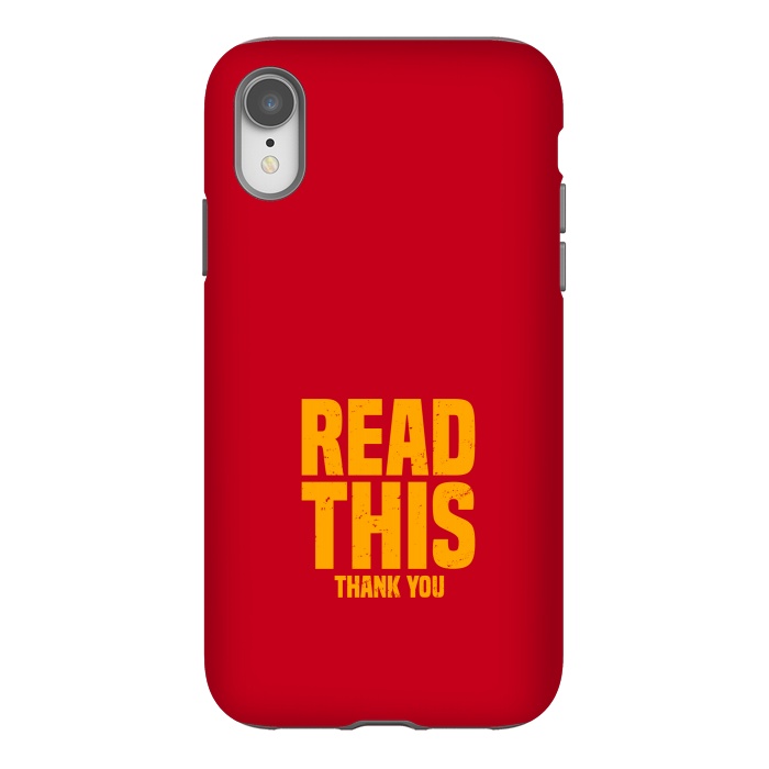 iPhone Xr StrongFit read this thank you by TMSarts