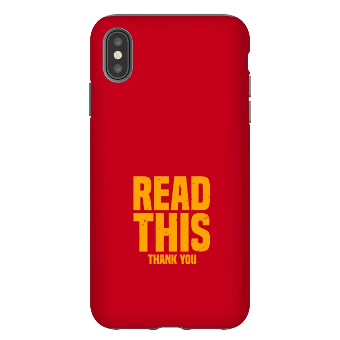 iPhone Xs Max StrongFit read this thank you by TMSarts