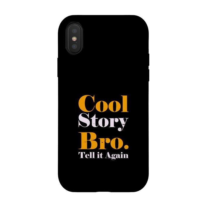 iPhone Xs / X StrongFit cool story by TMSarts