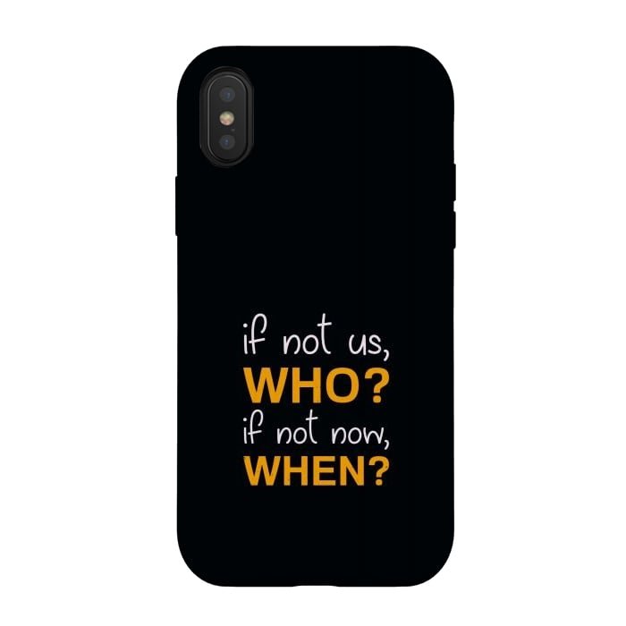 iPhone Xs / X StrongFit if not us who by TMSarts