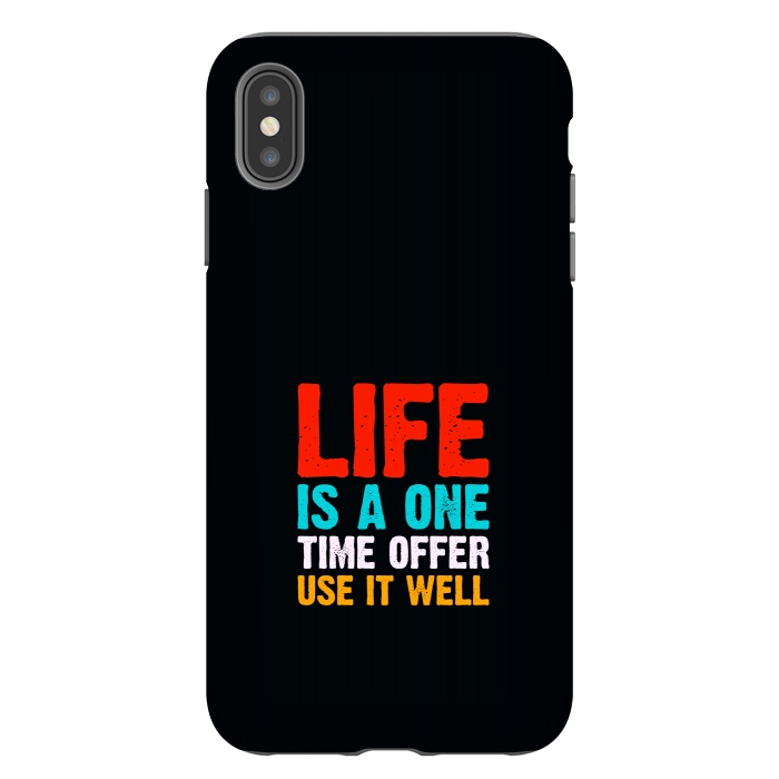 iPhone Xs Max StrongFit life is one time offer by TMSarts