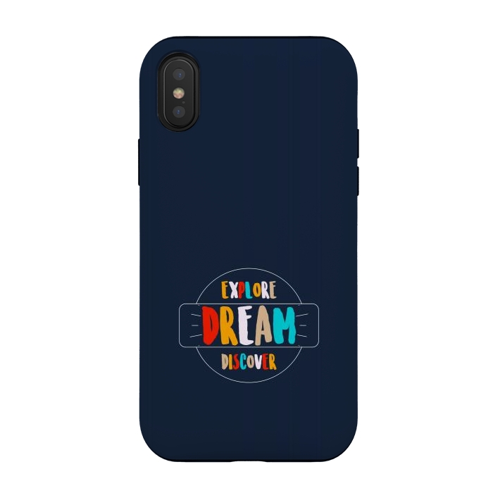 iPhone Xs / X StrongFit explore dream discover by TMSarts
