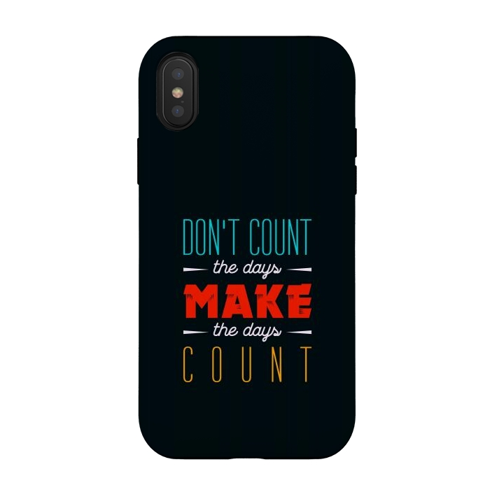 iPhone Xs / X StrongFit count the days by TMSarts