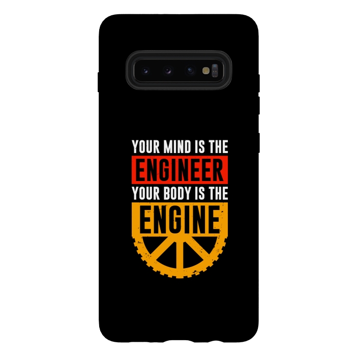 Galaxy S10 plus StrongFit your mind the engineer  by TMSarts