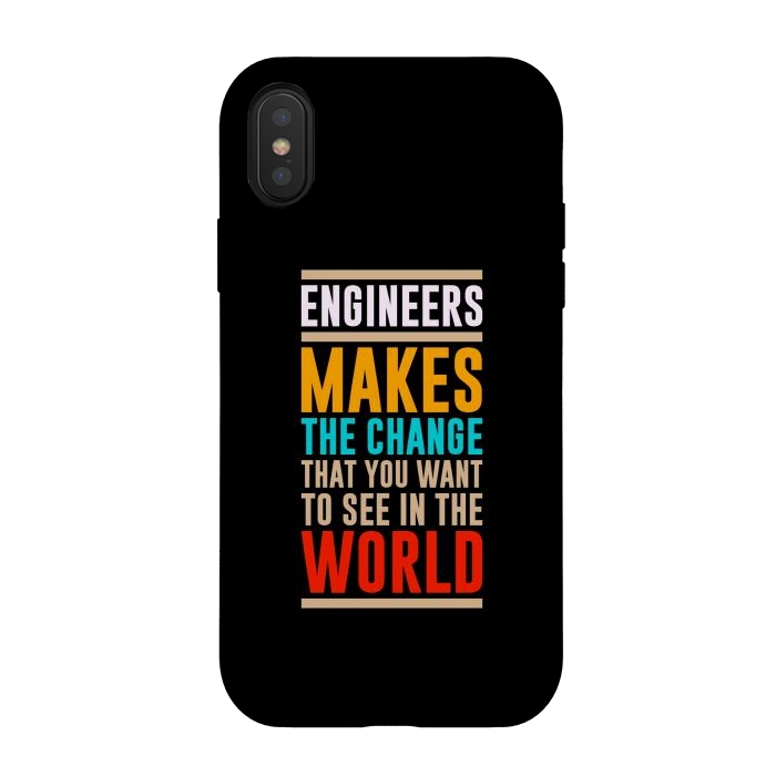 iPhone Xs / X StrongFit engineer makes the world by TMSarts